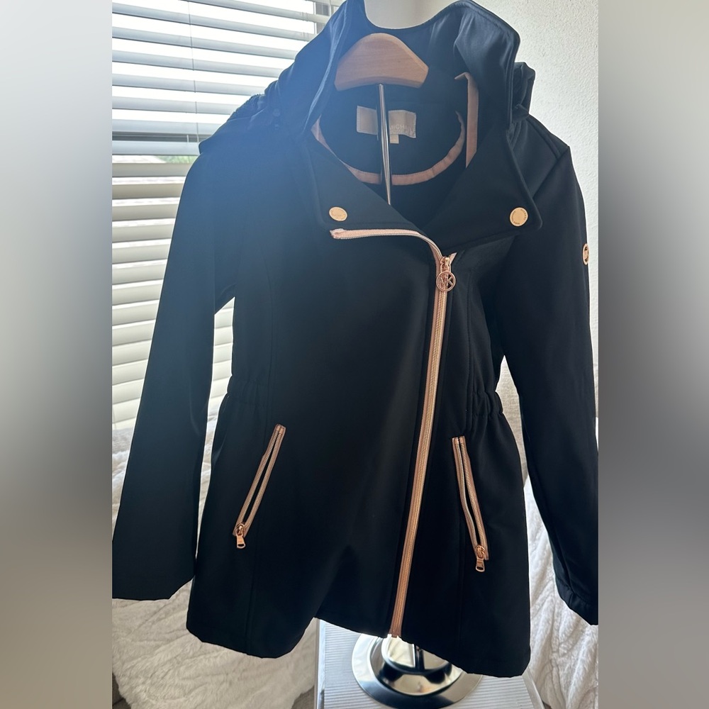 Girls Michael Kors Trench Coat with Liner